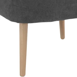 Hot Wohnen Wohnzimmer Sessel in Anthrazit - Rionja