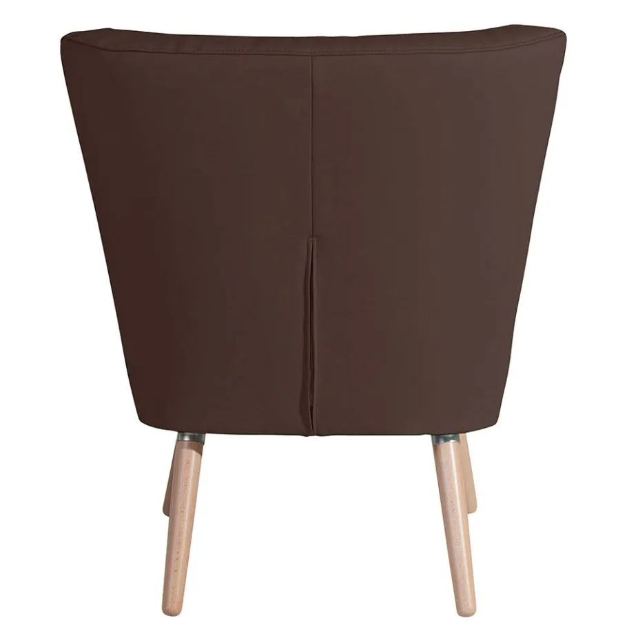 Sale Wohnen Wohnzimmer Sessel in Braun Kunstleder - Hippa
