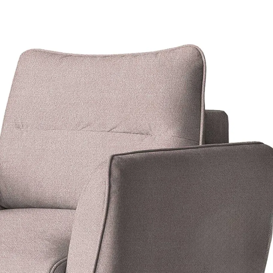 Outlet Wohnen Wohnzimmer Sessel in Hellrosa - Udiessa