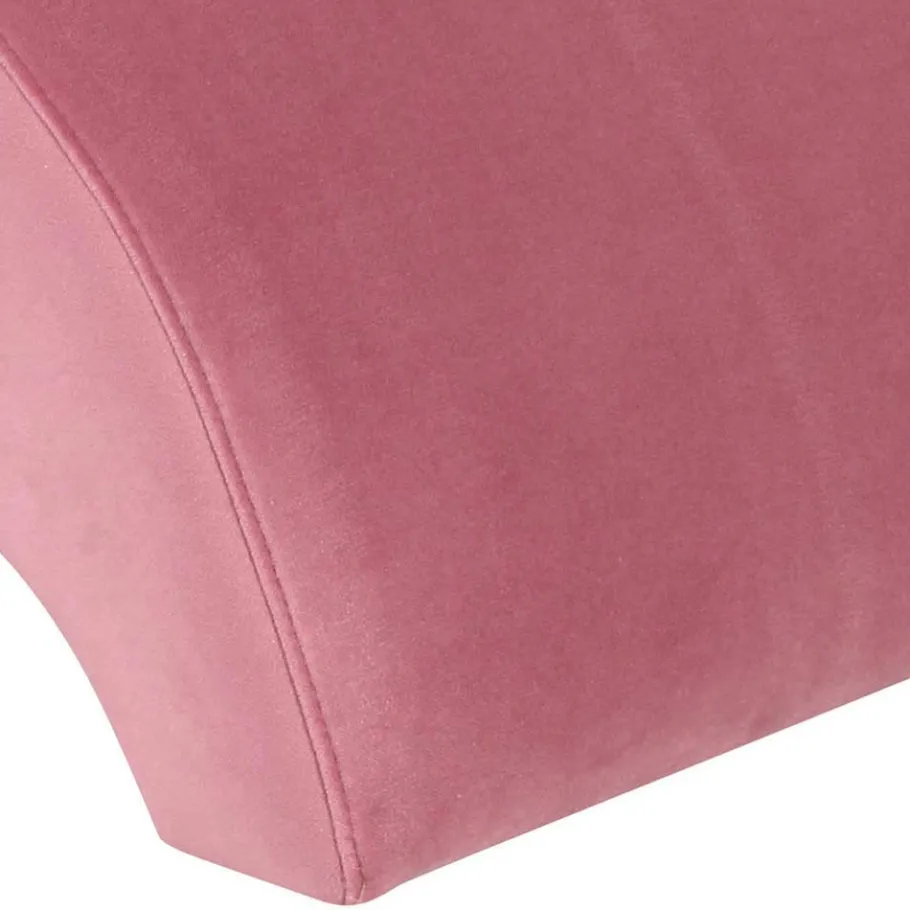 Online Wohnen Wohnzimmer Sessel in Rosa und Nussbaum - Jily