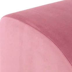Online Wohnen Wohnzimmer Sessel in Rosa und Nussbaum - Jily
