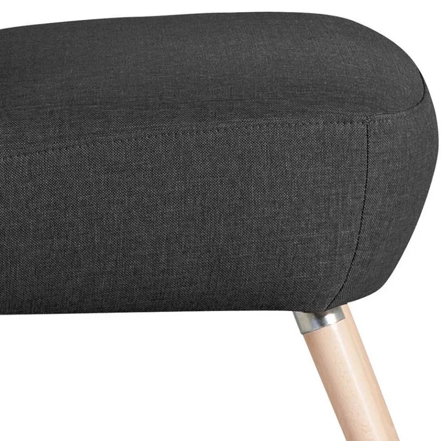 Clearance Wohnen Wohnzimmer Sessel in Schwarz Stoffbezug - Adaliz