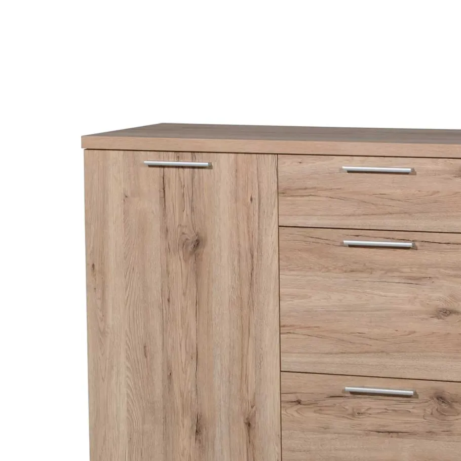 Clearance Wohnen Wohnzimmer Sideboard Endrew in Eiche Sanremo