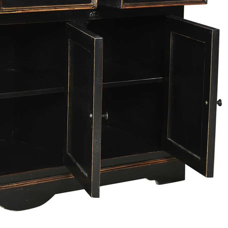Sale Wohnen Wohnzimmer Sideboard Sentiments in Schwarz