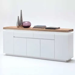 Online Wohnen Wohnzimmer Sideboard Zelda mit LED Beleuchtung