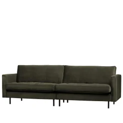 New Wohnen Wohnzimmer Sofa in Dunkelgrün Samtbezug - Lasirena