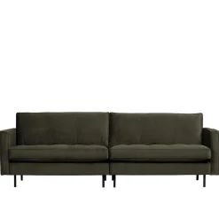 New Wohnen Wohnzimmer Sofa in Dunkelgrün Samtbezug - Lasirena