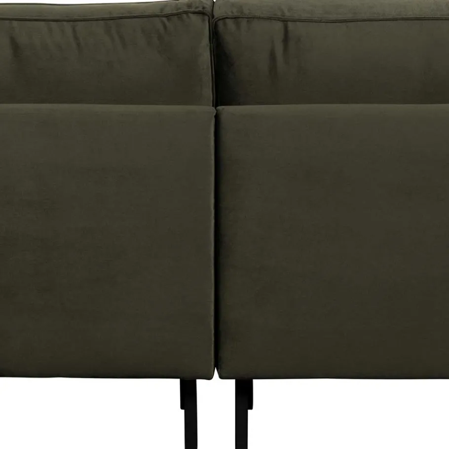 New Wohnen Wohnzimmer Sofa in Dunkelgrün Samtbezug - Lasirena