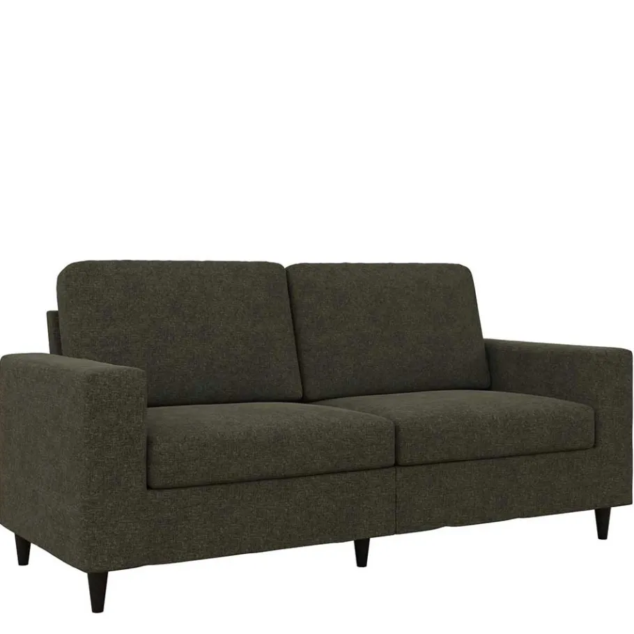 Hot Wohnen Wohnzimmer Sofa in Grau Stoffbezug - Alicia