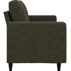 Hot Wohnen Wohnzimmer Sofa in Grau Stoffbezug - Alicia