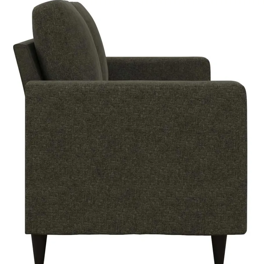 Hot Wohnen Wohnzimmer Sofa in Grau Stoffbezug - Alicia
