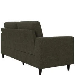 Hot Wohnen Wohnzimmer Sofa in Grau Stoffbezug - Alicia