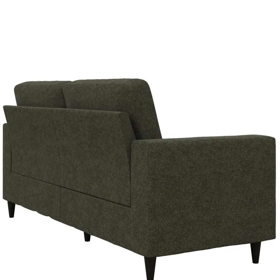 Hot Wohnen Wohnzimmer Sofa in Grau Stoffbezug - Alicia