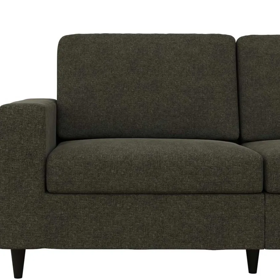 Hot Wohnen Wohnzimmer Sofa in Grau Stoffbezug - Alicia