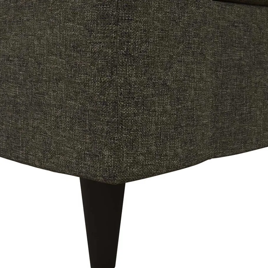 Hot Wohnen Wohnzimmer Sofa in Grau Stoffbezug - Alicia