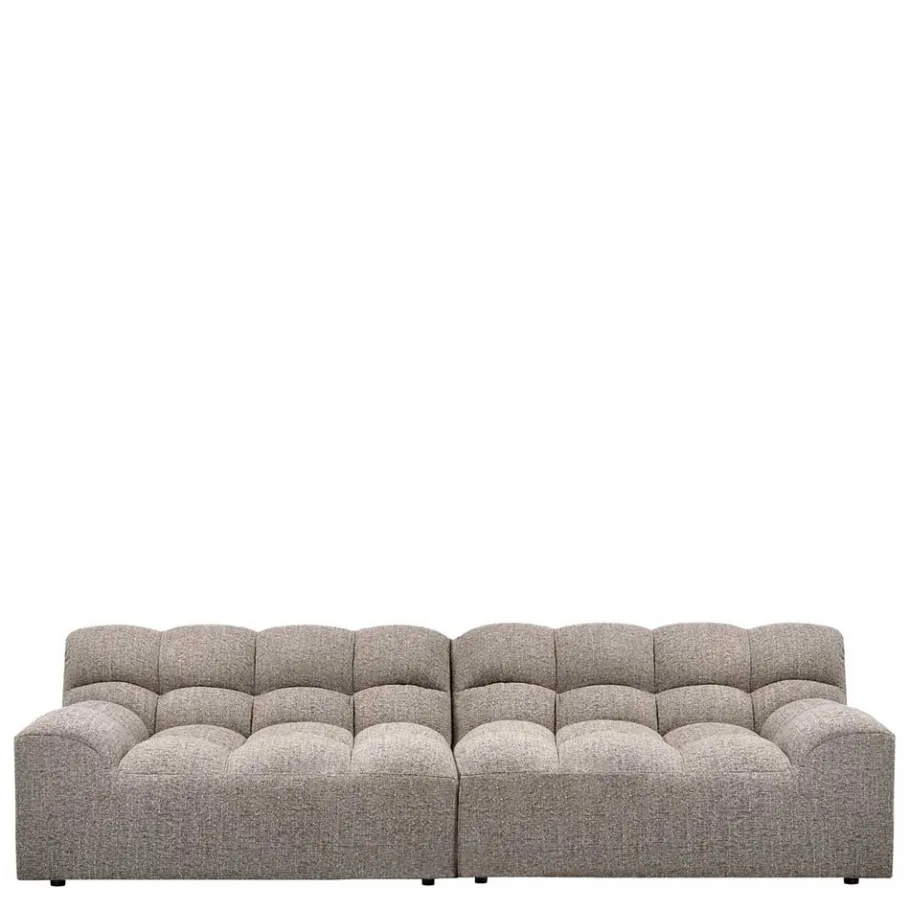 Hot Wohnen Wohnzimmer Sofa in Schlammfarben Melange - Sovia