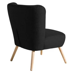 Clearance Wohnen Wohnzimmer Stoffsessel in Schwarz - Adaliz