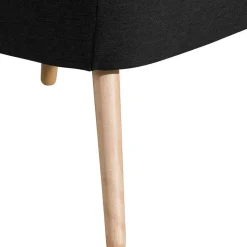 Clearance Wohnen Wohnzimmer Stoffsessel in Schwarz - Adaliz