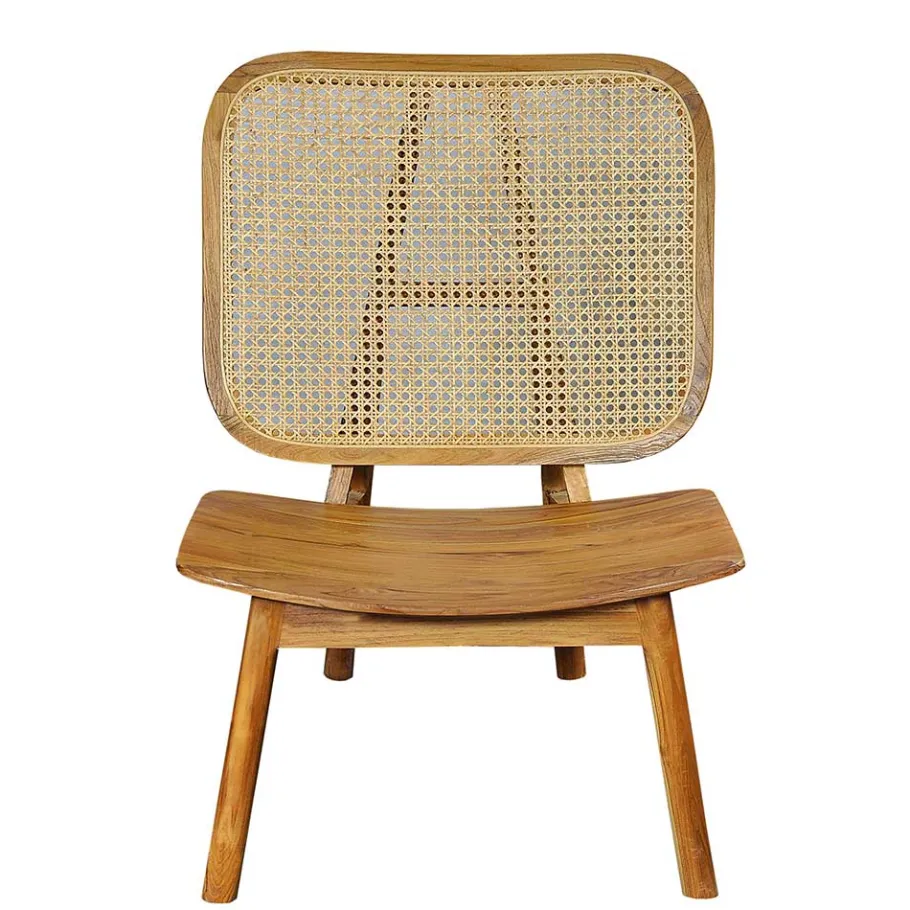 Best Wohnen Wohnzimmer Stuhl aus Teak Massivholz - Vivienno