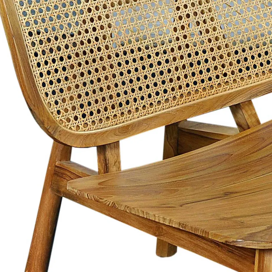 Best Wohnen Wohnzimmer Stuhl aus Teak Massivholz - Vivienno