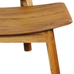 Best Wohnen Wohnzimmer Stuhl aus Teak Massivholz - Vivienno