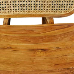 Best Wohnen Wohnzimmer Stuhl aus Teak Massivholz - Vivienno