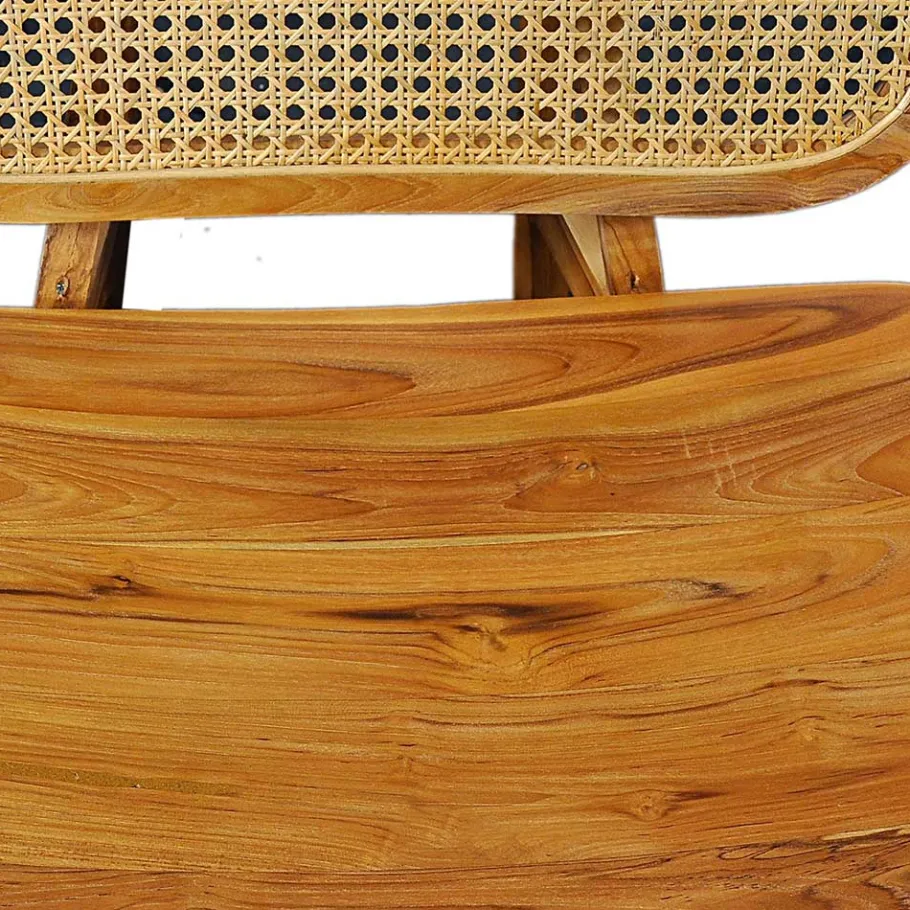 Best Wohnen Wohnzimmer Stuhl aus Teak Massivholz - Vivienno