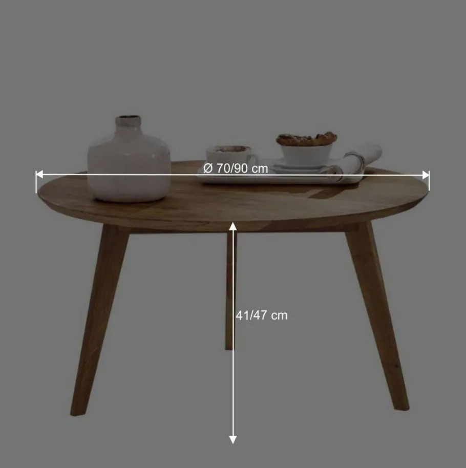 Online Wohnen Wohnzimmer Tisch rund - Baluna