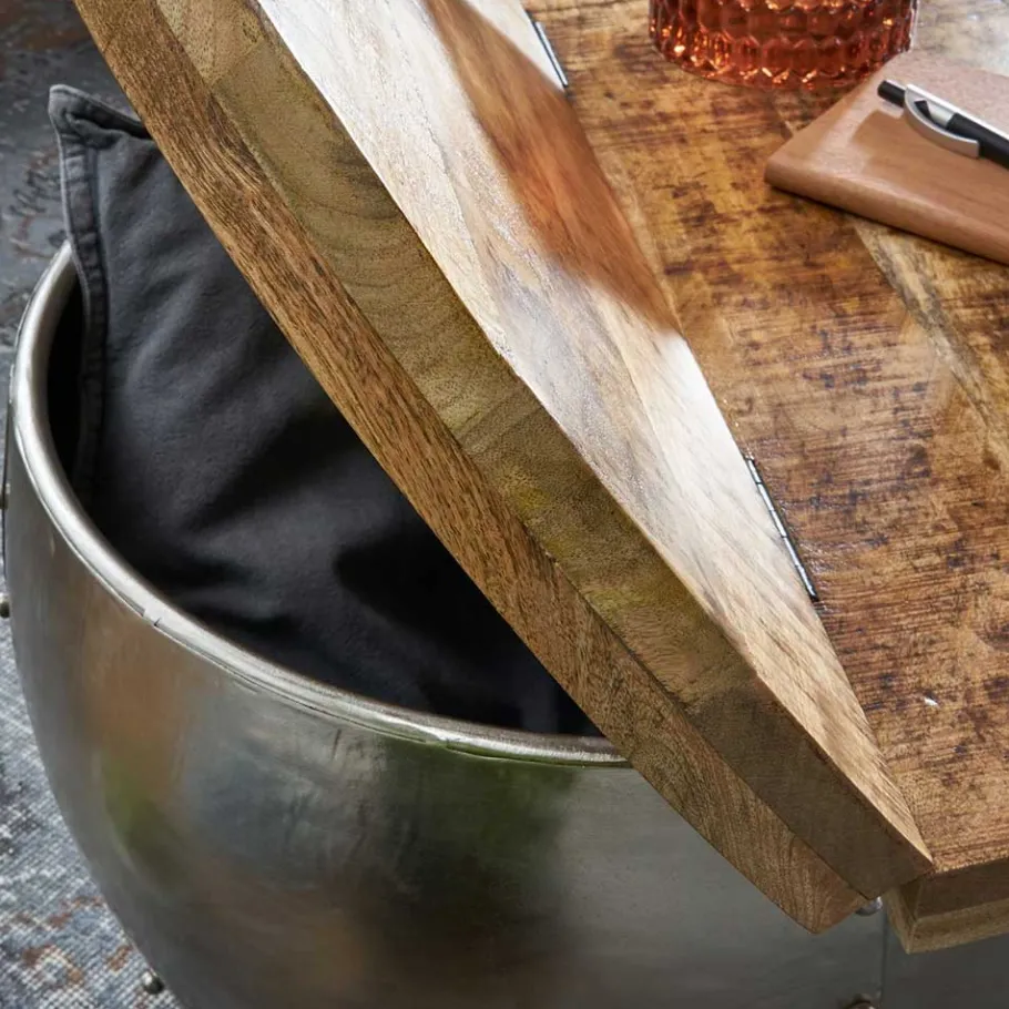 Clearance Wohnen Wohnzimmer Truhentisch im Industrial Design - Annimo