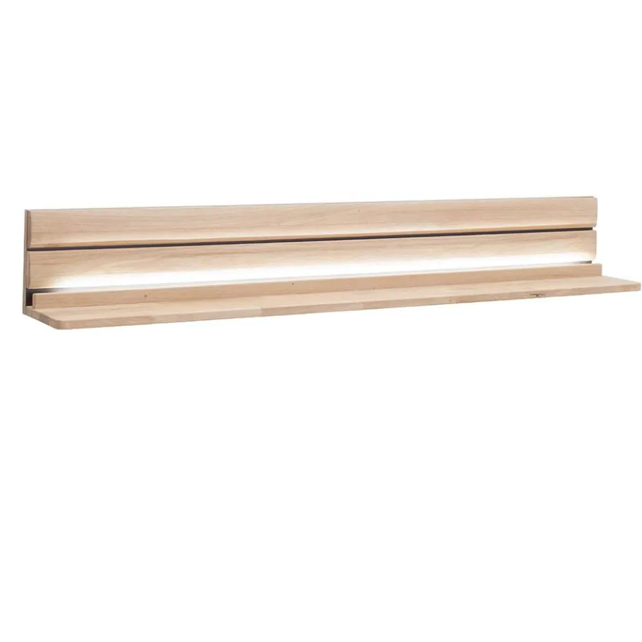 Outlet Wohnen Wohnzimmer Wandboard aus hellem Massivholz - Azzurian