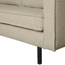 Outlet Wohnen Wohnzimmer Zweisitzer in Beige Boucle - Glamoure