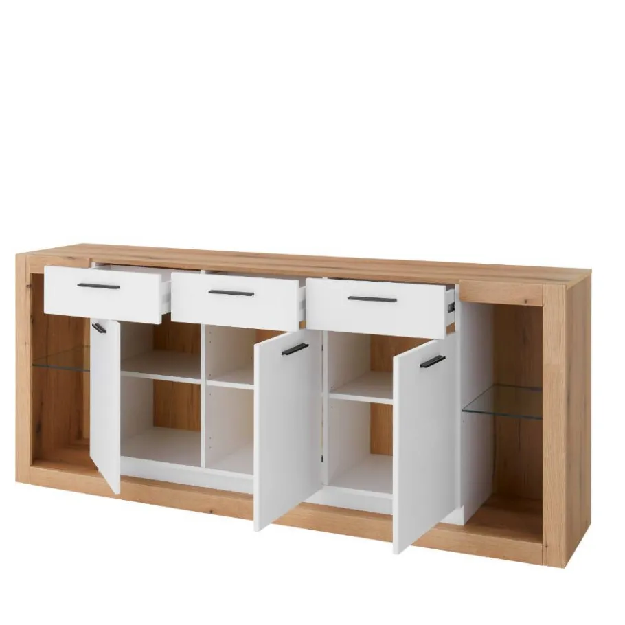 Sale Wohnen Wohnzimmerschränke und Wandboard Set - Adejano (dreiteilig)