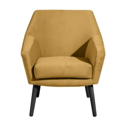 Discount Wohnen Wohnzimmer-Sessel in Maisgelb und Schwarz - Go