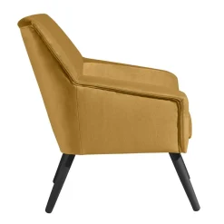 Discount Wohnen Wohnzimmer-Sessel in Maisgelb und Schwarz - Go