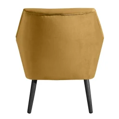 Discount Wohnen Wohnzimmer-Sessel in Maisgelb und Schwarz - Go