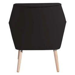 Outlet Wohnen Wohnzimmersessel in Schwarz Kunstleder - Ciabeta