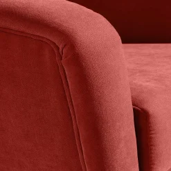Hot Wohnen Wohnzimmersessel in Terracotta Velours - Emjada