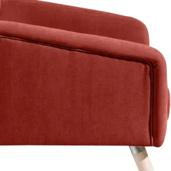 Hot Wohnen Wohnzimmersessel in Terracotta Velours - Emjada