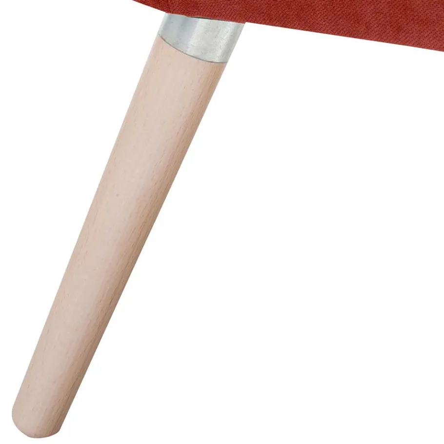 Hot Wohnen Wohnzimmersessel in Terracotta Velours - Emjada