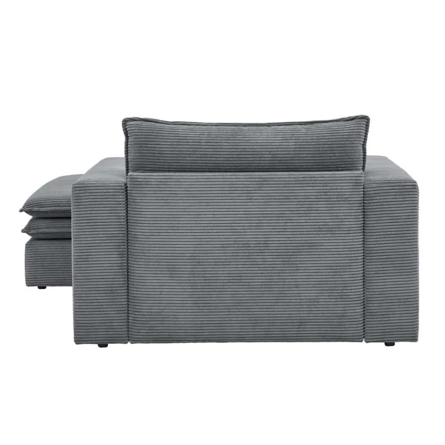 Best Wohnen Wohnzimmersessel und Hocker Set - Ruffos (zweiteilig)