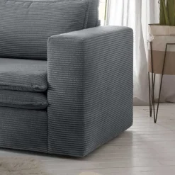 Best Wohnen Wohnzimmersessel und Hocker Set - Ruffos (zweiteilig)