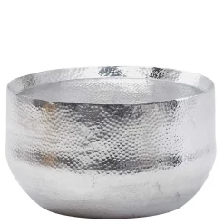 Discount Wohnen Wohnzimmertisch im Fass Design in Silber - Samantra