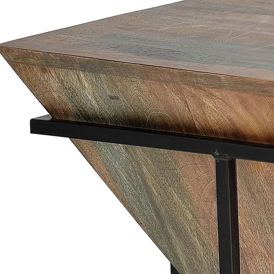 Best Wohnen Wohnzimmertisch mit Holzkorpus - umgedrehte Pyramide - Selavia