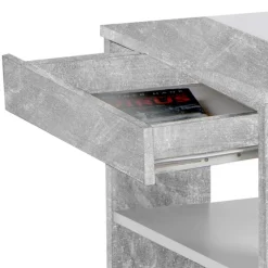 Discount Wohnen Wohnzimmertisch mit Schublade & Ablage in Beton NB - Cadylica