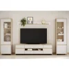 Discount Wohnen Wohnzimmer-Wohnwand Set - Ovidio (vierteilig)