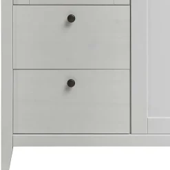 Hot Wohnen Wäscheschrank in Weiß aus Kiefer - Astinion
