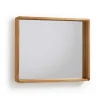 Sale Wohnen 80x65 Badezimmerspiegel mit Teak Holz - Tiranny
