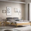Best Wohnen 140x200 Bett aus Eiche Hell mit Kunstleder - Zubella