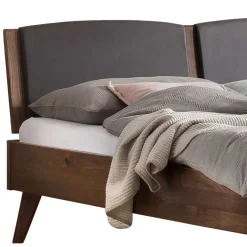 Sale Wohnen 140x200 Bettgestell in Nussbaum Braun - Nigari