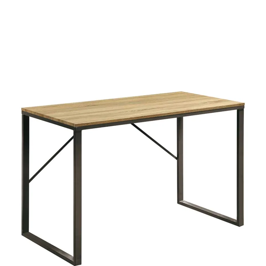 Sale Wohnen 120x60 Bügelgestell Schreibtisch in Holz Dekor - Future